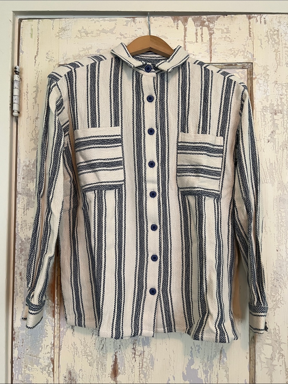 Ace & Jig Alma shirt in “Weekend” textile.
